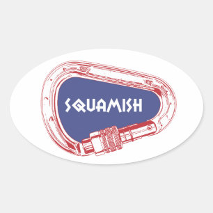 Sticker Ovale Carabinier Escalade Squamish