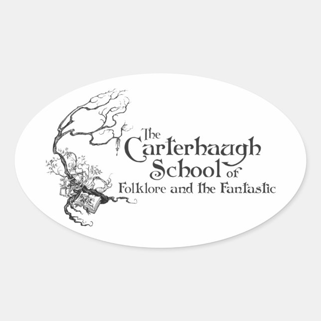Sticker Ovale Carterhaugh School Nouveau logo (Devant)