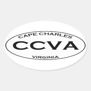 Sticker Ovale CCVA - Cap Charles Virginie
