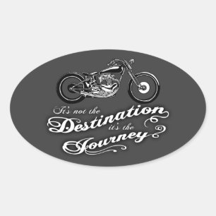 Sticker Ovale C'est le voyage