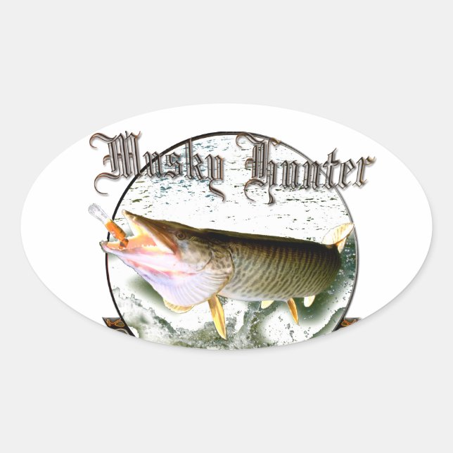 Sticker Ovale Chasseur de mousseux 1 (Devant)