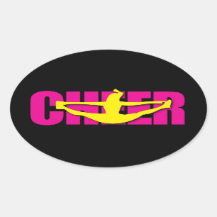 Sticker ovale CHEER