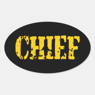 STICKER OVALE CHEF