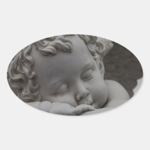 Sticker Ovale Cherub