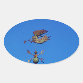 Sticker Ovale Ciel bleu d'Angel Weather