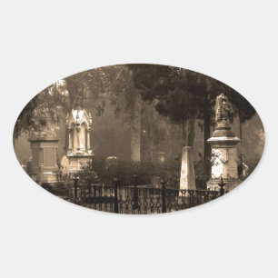 Sticker Ovale Cimetière historique de Bonaventure