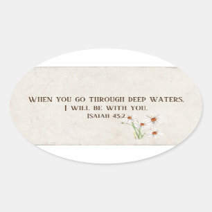 Sticker Ovale Citation pour encouragement