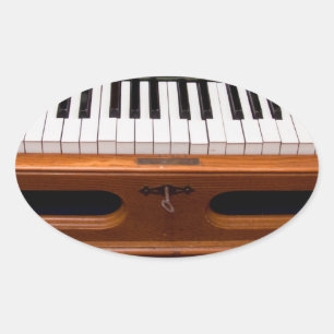 Sticker Ovale Clavier