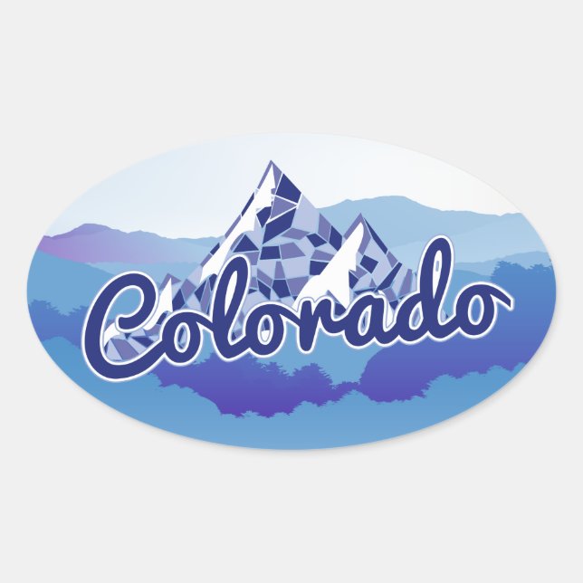 Sticker Ovale Colorado (Devant)