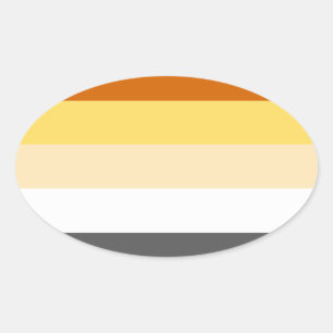 STICKER OVALE CONCEPTION DE STRIPES FIDE