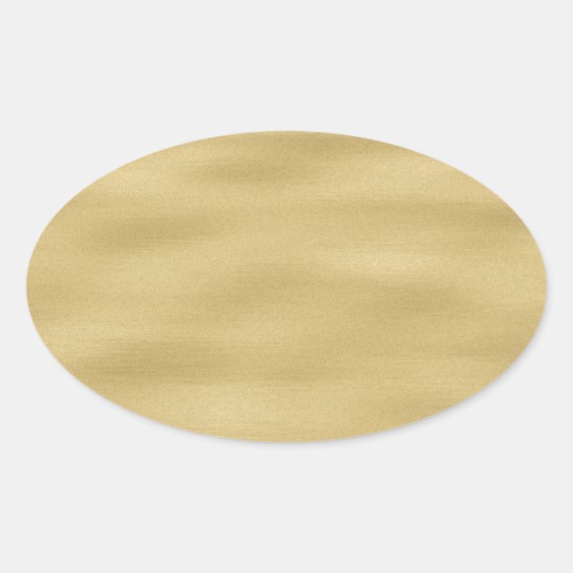 Sticker Ovale Cool Sandy Beach Look (Devant)