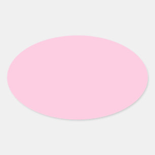 Sticker Ovale Coton bonbon rose