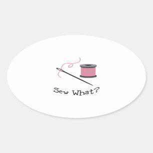 Sticker Ovale Couper Quoi ?