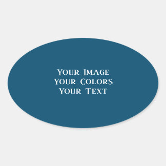 Sticker Ovale Créez Votre Propre