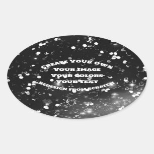 Sticker Ovale Créez votre propre image personnalisée