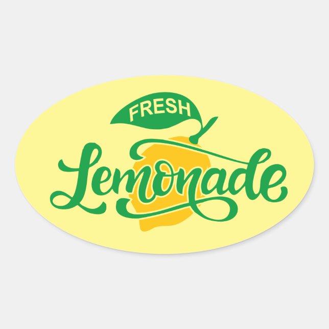 Sticker Ovale Cuisine de citronnelle (Devant)