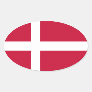 Sticker Ovale Danemark