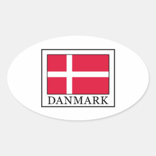 Sticker Ovale Danmark