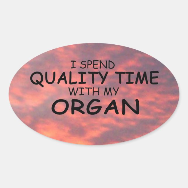 Sticker ovale de l'organe de qualité (Devant)