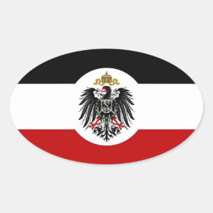 Sticker Ovale Décal de voiture ovale Empire allemand