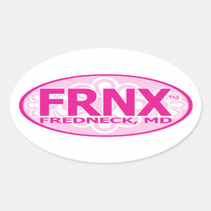 Sticker Ovale Décalque de FRNX Girlie