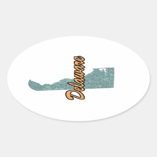 Sticker Ovale Delaware