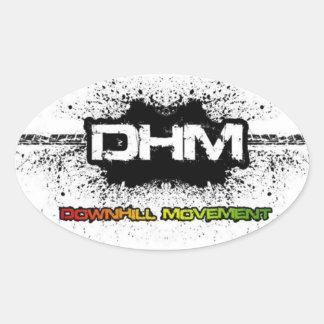 Sticker Ovale descente