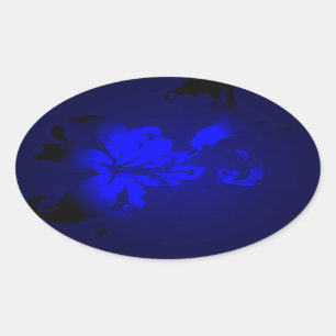 Sticker Ovale Design irlandais - La collection Flower