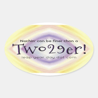 Sticker Ovale Deux 29'er !