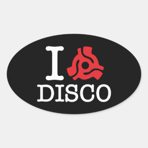 Sticker Ovale Discothèque de l'adaptateur I 45