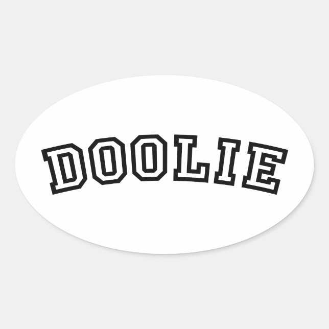 STICKER OVALE DOOLIE (Devant)