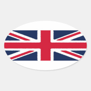 Sticker Ovale Drapeau