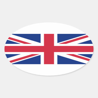 Sticker Ovale Drapeau national du Royaume-Uni