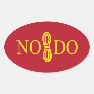 Sticker Ovale Drapeau Sevilla (Espagne)