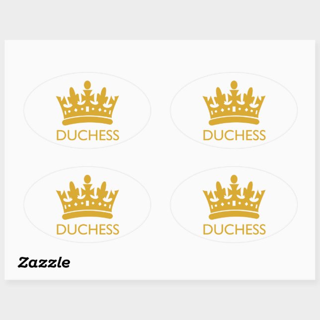 Sticker Couronne en or