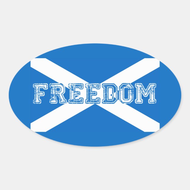 Sticker Ovale Ecosse (Devant)