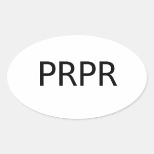 STICKER OVALE ÉCRAN PREPPER