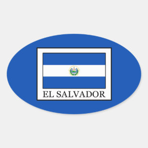 Sticker Ovale El Salvador