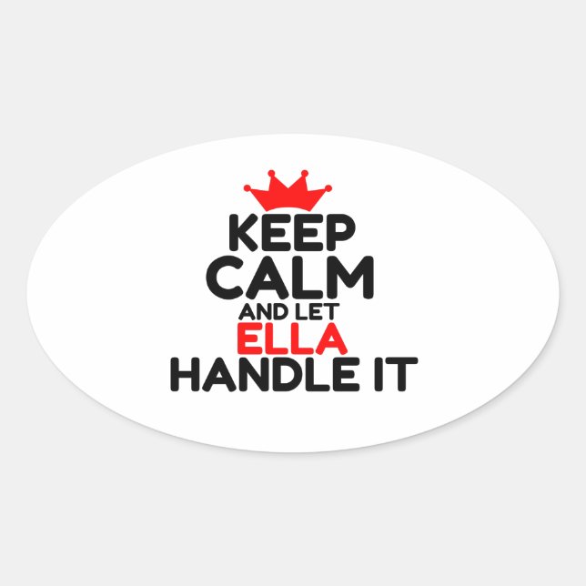 STICKER OVALE ELLA (Devant)