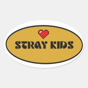 Sticker Ovale Enfants errants [autocollants]