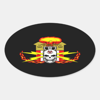 Sticker Ovale EOD, Bomb Technician Decal