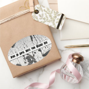 Sticker Ovale Épargner Un Arbre En Aspen