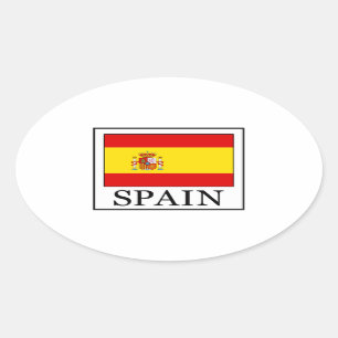 Sticker Ovale Espagne