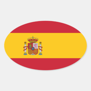 Sticker Ovale Espagne