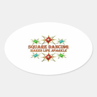 Sticker Ovale ÉTOILES DE FANTERIE carré DANQUANT