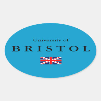 Sticker ovale européen de l'Université de Bristol
