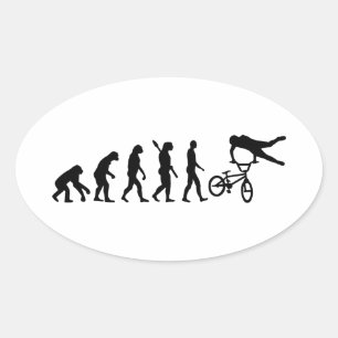 Sticker Ovale Evolution BMX