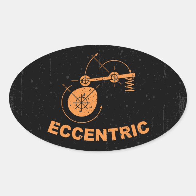 Sticker Ovale Excentrique (Devant)