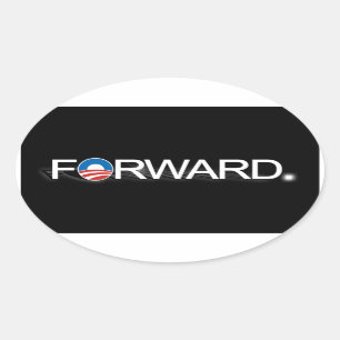 Sticker Ovale Expédiez pour Obama 2012