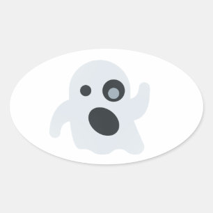Sticker Ovale fantôme émoji